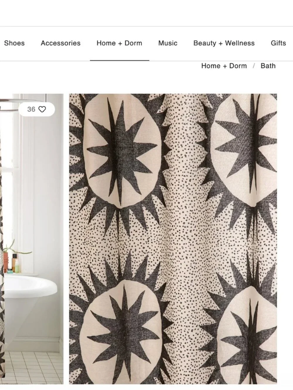 Jungalow By Justina Blakeney Soleil Shower Curtain